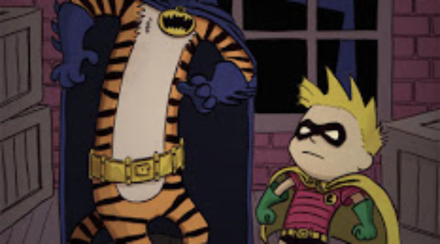 Mash-up: Bat-Hobbes and Calvin