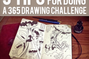 Illustrator Scott DuBar's five tips for how to successfully complete a daily drawing challenge.