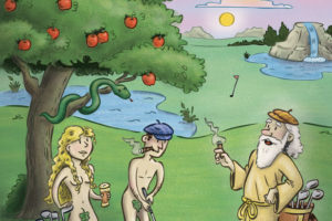 In The Beginning There Was Golf, illustration by Scott DuBar
