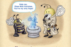 Happy #StarWarsDay! R2-D2 delivers a message to Obi-Wan in his home on Tatooine.