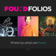 Work featured on FoundFolios event banner