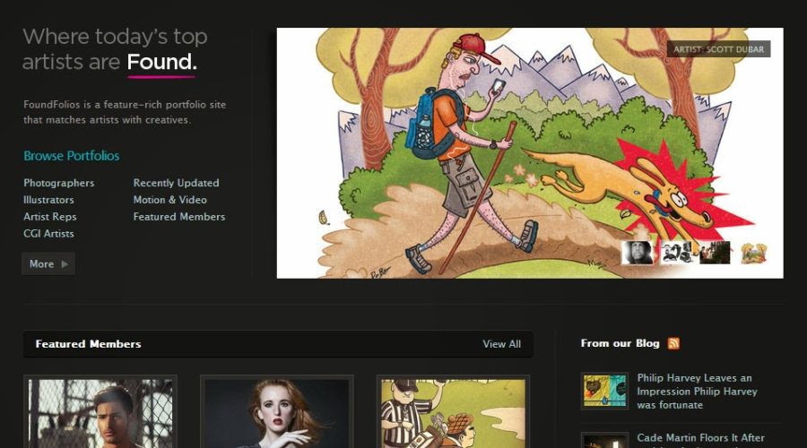 My Work Featured on FoundFolios.com