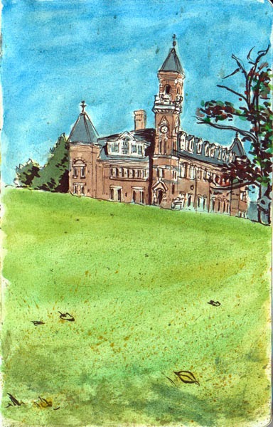 Urban Sketchers at the Miller School of Albermarle
