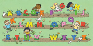 Alphabet Garden illustration by Scott DuBar