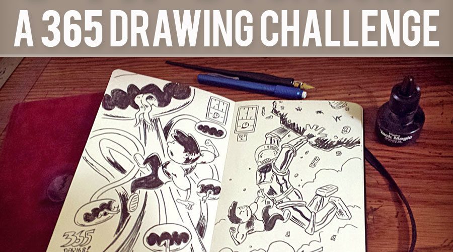 Illustrator Scott DuBar's five tips for how to successfully complete a daily drawing challenge.