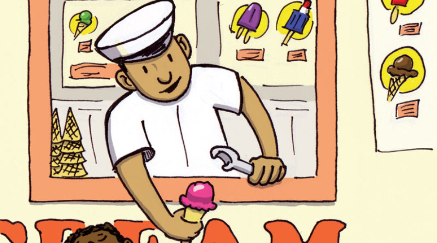 Ice Cream Man illustration by Scott DuBar