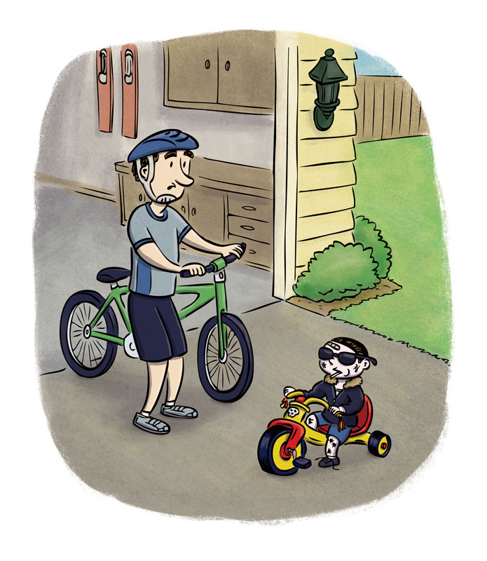 Toddler Intimidation illustration by Scott DuBar