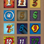 Comic Book Numbers | Client: SCBWI