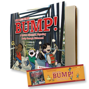 Short Pump Bump signed by illustrator Scott DuBar
