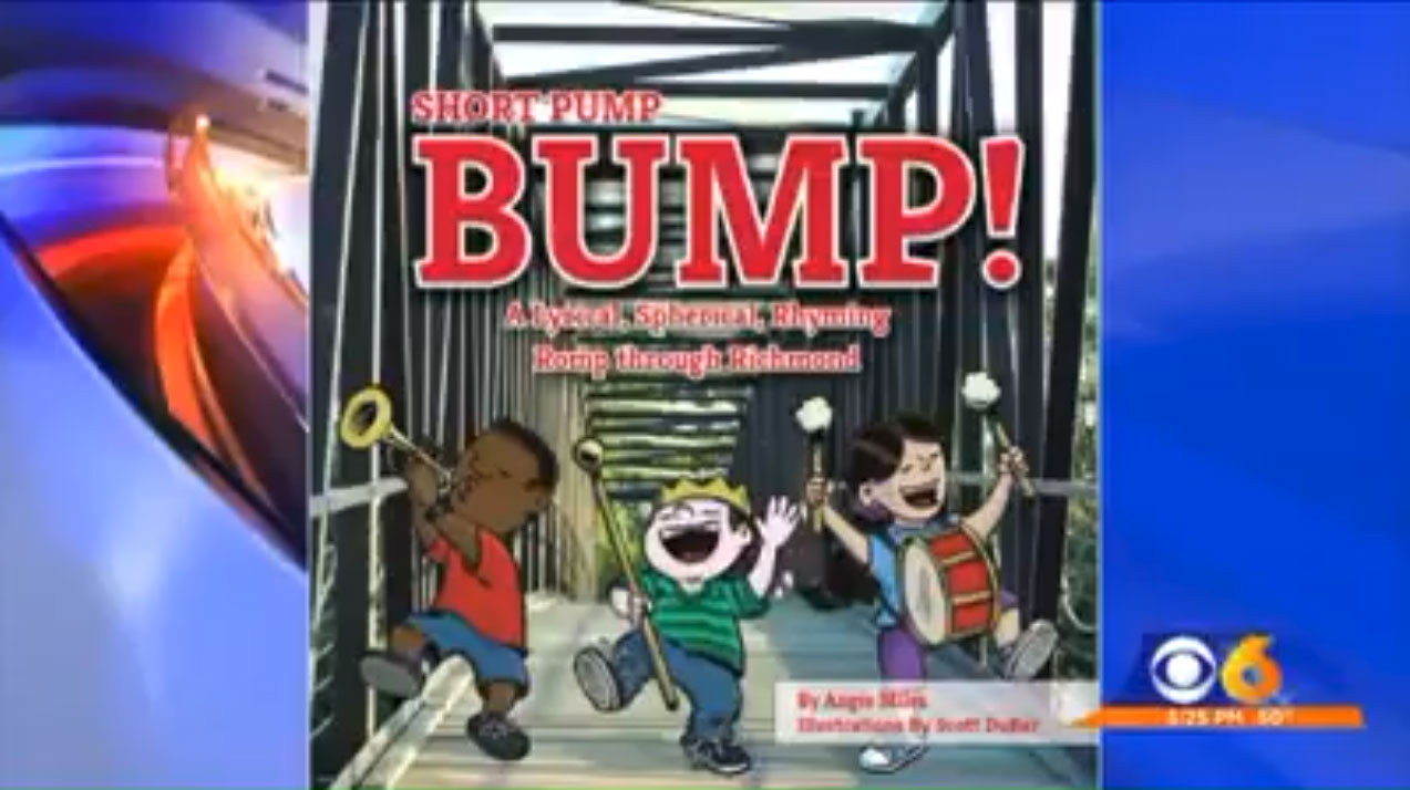 Short Pump Bump featured on local news Scott DuBar Illustration