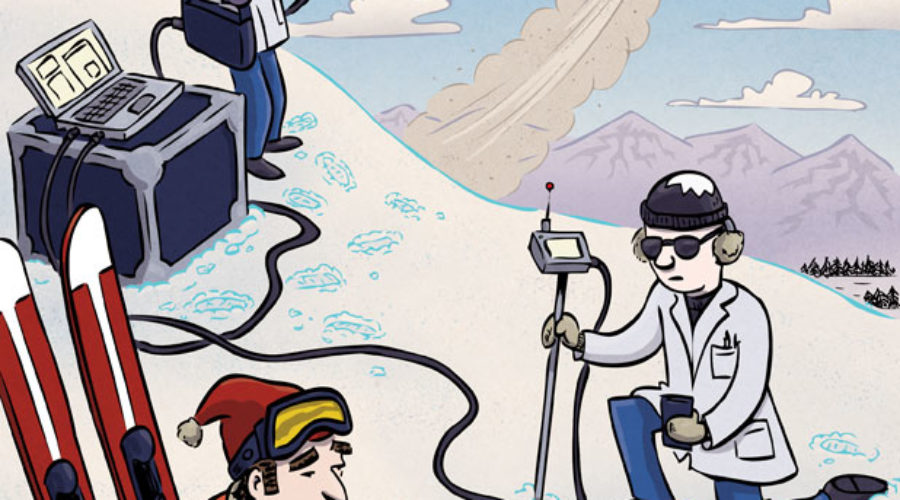 Ski Bane | Client: Ascent | illustration by Scott DuBar