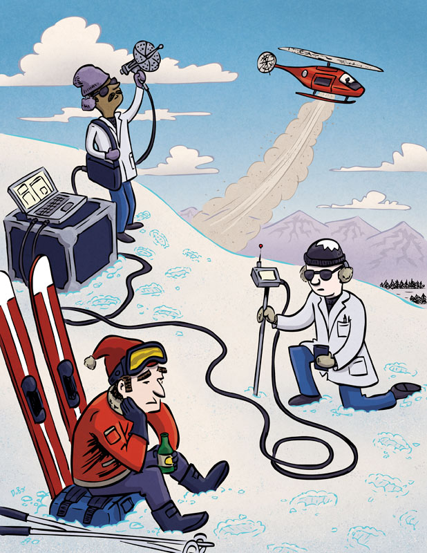 Ski Bane | Client: Ascent | illustration by Scott DuBar