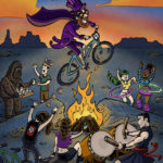 Bike Race Burning Man | Client: Utah Adventure Journal | illustration by Scott DuBar