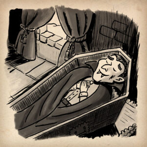 Tranquil | Inktober Day 02 by illustrator Scott DuBar