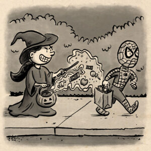 Spell | Inktober Day 4 by illustrator Scott DuBar