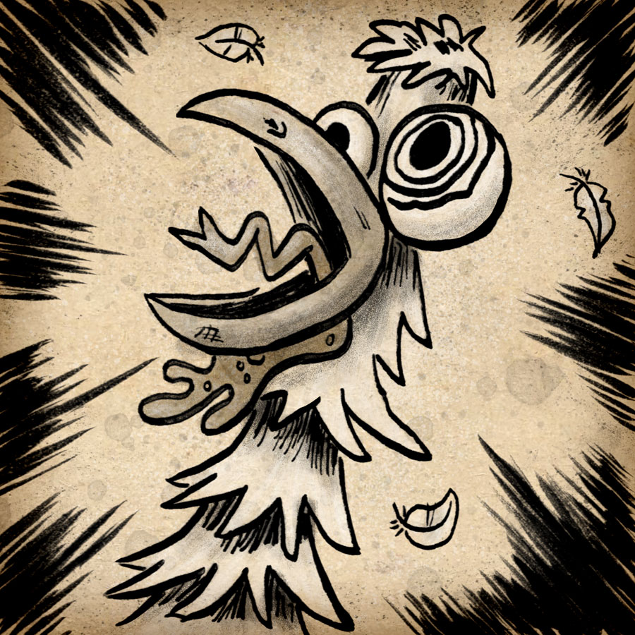Chicken | Inktober Day 5 by illustrator Scott DuBar
