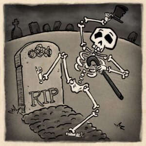 Angular | Inktober Day 16 by illustrator Scott DuBar