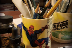 Vintage 1970's Amazing Spider-Man mug.