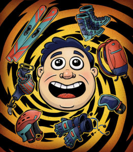 “New gear always leads to more new gear.”  How buying new ski gear can spiral out of control.