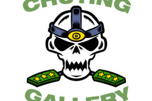 Chuting Gallery Embroidered Hat Logo by illustrator Scott DuBar.